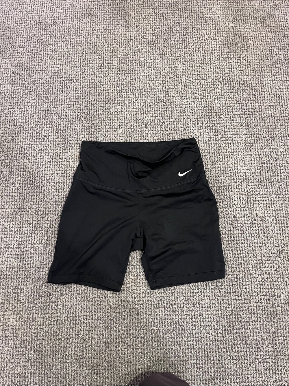 Nike Black Logo Performance Bike Shorts